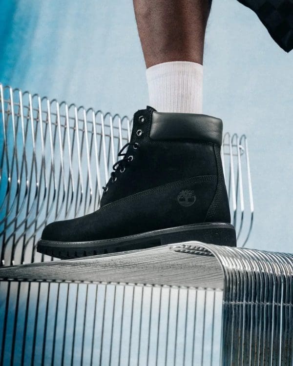 6" Premium Waterproof Boot Black Nubuck - Image 4