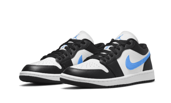 Air Jordan 1 Low Black University Blue - Image 2