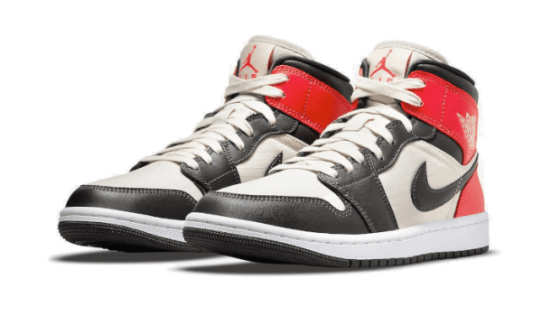 Air Jordan 1 Mid Light Orewood Brown - Imagen 2
