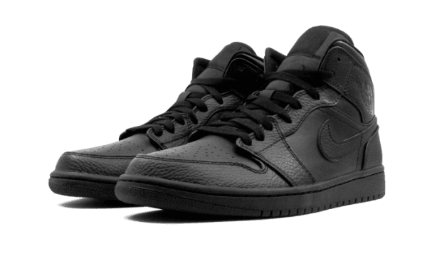Air Jordan 1 Mid Triple Black - immagine 2