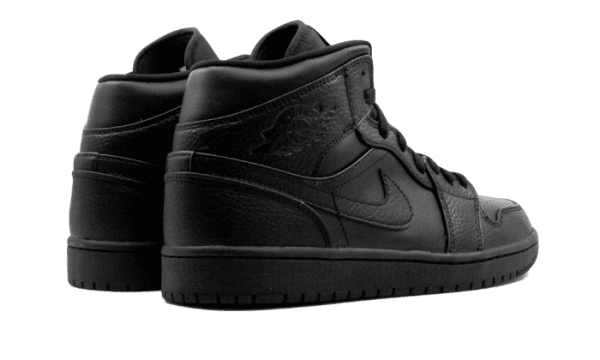 Air Jordan 1 Mid Triple Black - immagine 3