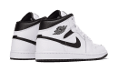 Air Jordan 1 Mid Blanco Negro
