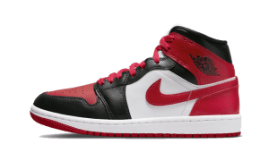 Air Jordan 1 Mid White Bred Toe