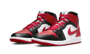 Air Jordan 1 Mid White Bred Toe