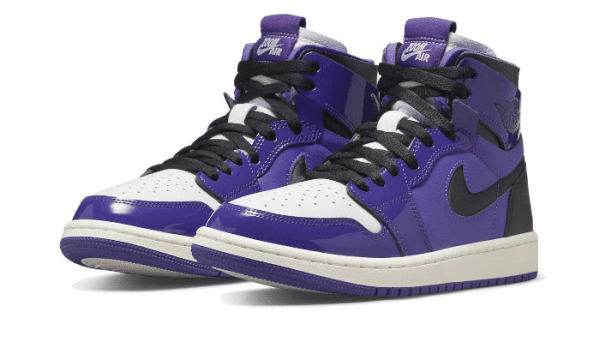 Air Jordan 1 High Zoom Air CMFT Court Purple Patent - Imagen 2