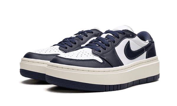 Air Jordan 1 Low Elevate White Midnight Navy Sail - immagine 2