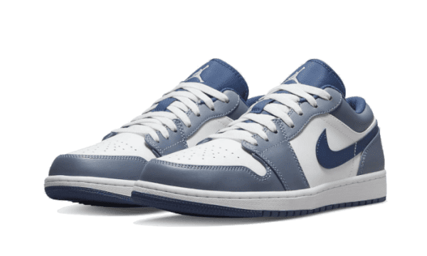 Air Jordan 1 Low Steel Blue - Image 2