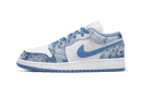 Air Jordan 1 Denim bas délavé
