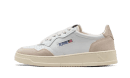 Medalist Leather Suede Low White Beige
