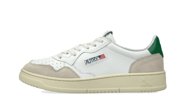 Medalist Leather Suede Low Bianco Verde