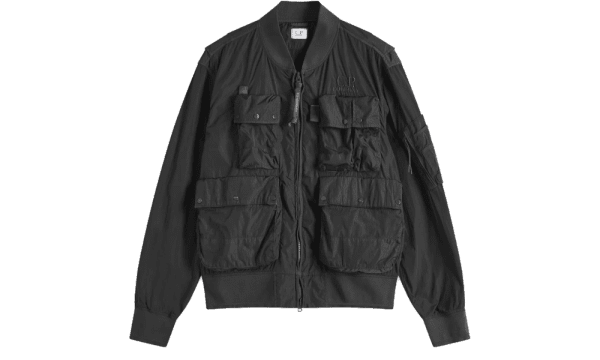 Chrome R Multipocket Bomber Jacket Black