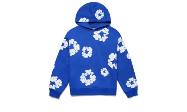 Hoodie The Cotton Wreath Blue