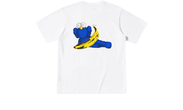 KAWS x Warhol T-Shirt UT Graphic Blue - Image 2