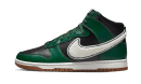 Dunk High Chenille Swoosh Black Green