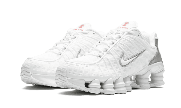 Shox TL White Metallic Silver Max Orange - Image 2