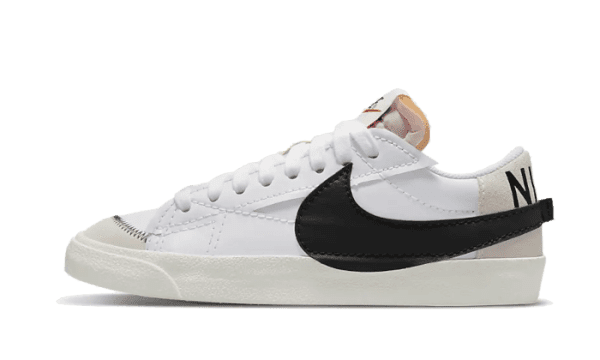 Blazer Low 77 Jumbo Bianco Nero Vela