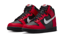 Dunk High Black Red