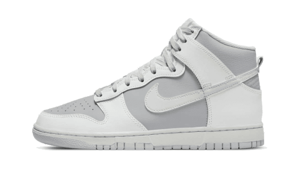 Dunk High Retro Grigio Bianco