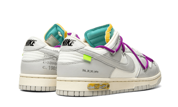 Dunk Low Off-White Lot 21 - Image 3