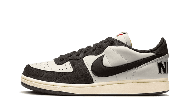 Terminator Low Croc Velvet Brown