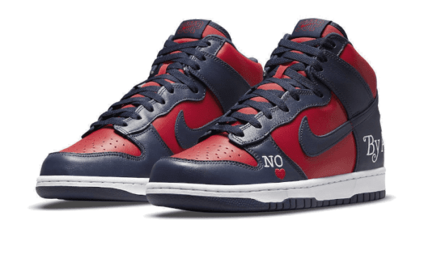 SB Dunk High Supreme By Any Means Navy - Imagen 2