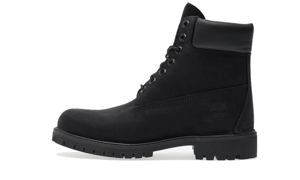 6" Premium Waterproof Boot Black Nubuck