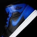 Air Jordan 1 Mid Hyper Royal in pelle bottalata