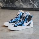 Blazer Mid Sacai White Black Legend Blue