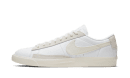 Blazer basso in pelle tinta platino