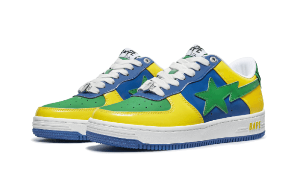 Bape Sta Low Blue Yellow - Image 2