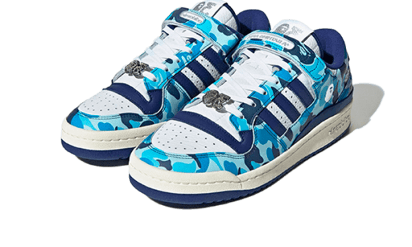Forum 84 Low Bape 30th Anniversary Blue Camo - Image 2