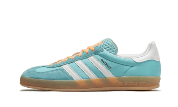 Gazelle Indoor Preloved Azul Blanco Goma