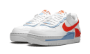 Air Force 1 Shadow Blanco Cumbre Naranja Equipo