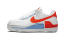Air Force 1 Shadow Blanco Cumbre Naranja Equipo