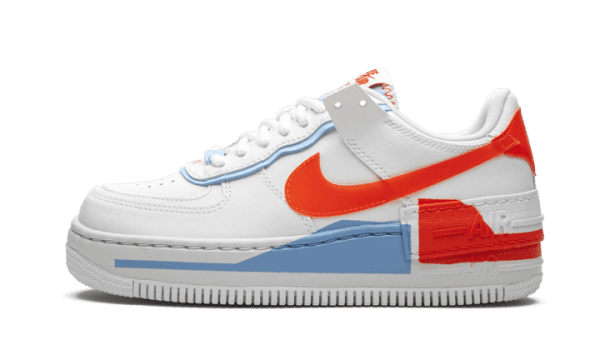 Air Force 1 Shadow Blanco Cumbre Naranja Equipo