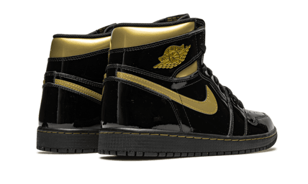 Air Jordan 1 High Black Metallic Gold - Image 3