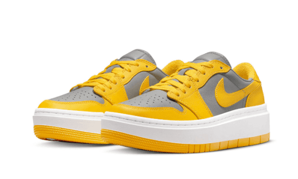 Air Jordan 1 Low Elevate Yellow Grey – Image 2