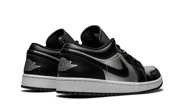 Air Jordan 1 Low SE Black Metallic Silver - Image 3