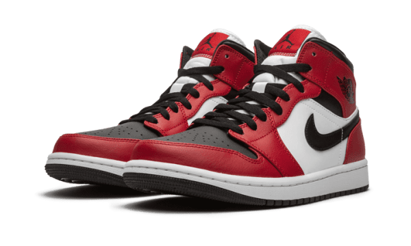 Air Jordan 1 Mid Chicago Black Toe - Image 2
