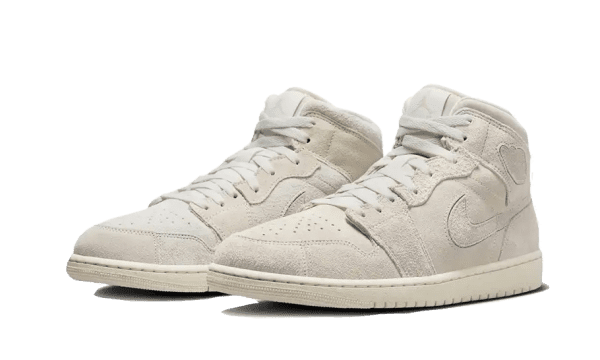 Air Jordan 1 Mid Craft Suede Ivory - immagine 2