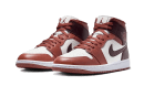 Air Jordan 1 Mid Dusty Peach Night Maroon