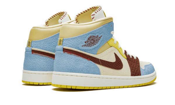 Air Jordan 1 Mid Fearless Maison Château Rouge - Image 3