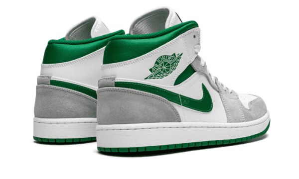 Air Jordan 1 Mid Grey Green - Image 3