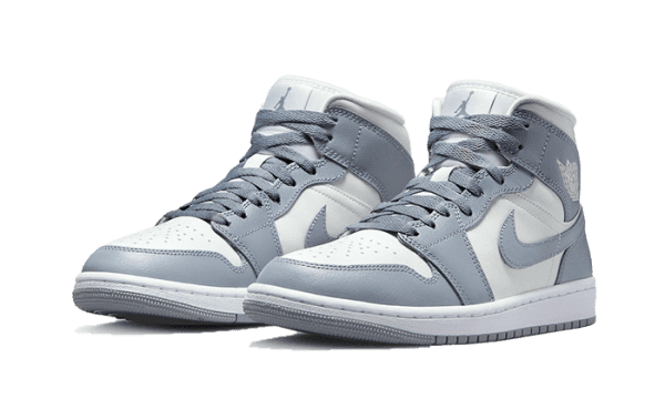 Air Jordan 1 Mid Grey Sail - Image 2
