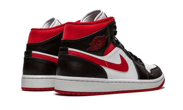 Air Jordan 1 Mid Gym Red Black White - immagine 3