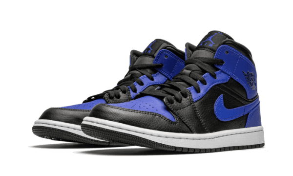 Air Jordan 1 Mid Hyper Royal Tumbled Leather - immagine 2