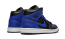 Air Jordan 1 Mid Hyper Royal in pelle bottalata