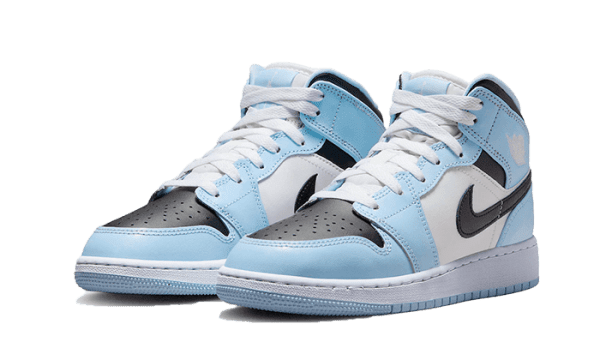 Air Jordan 1 Mid Ice Blue - Image 2