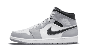 Air Jordan 1 Mid Gris ahumado claro Antracita