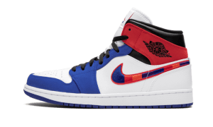 Air Jordan 1 Mid Multicolore Swoosh